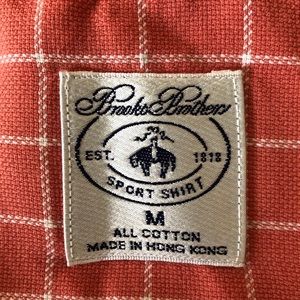 All cotton, long sleeve sport shirt.